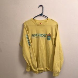 Yellow Graphic Long Sleeve